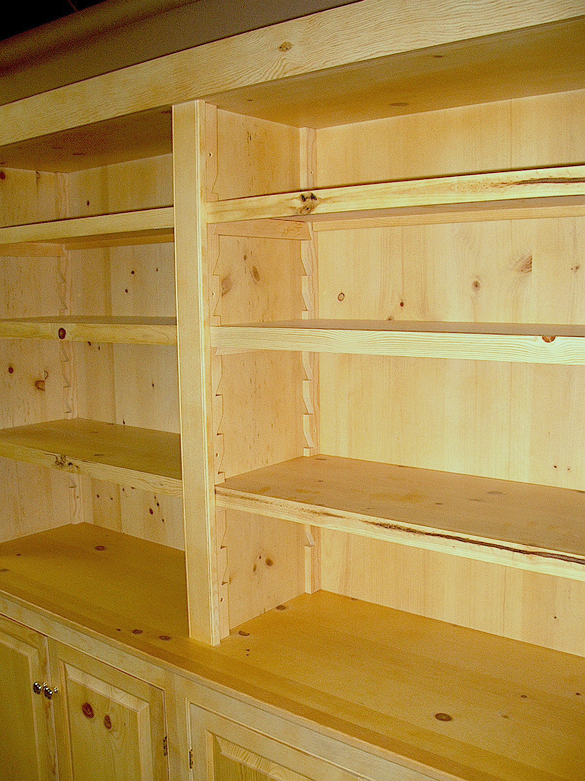 Stephan Woodworking - Built-In Pine Bookcases