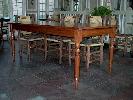 Mahogany French Country Dining Table