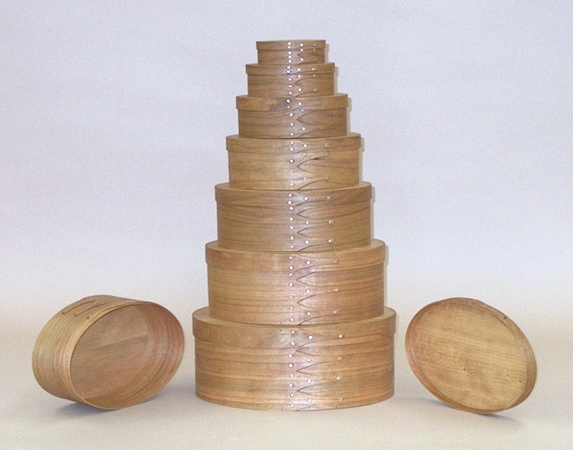 Shaker Oval Boxes