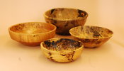 Post Turning Spalted Bowls